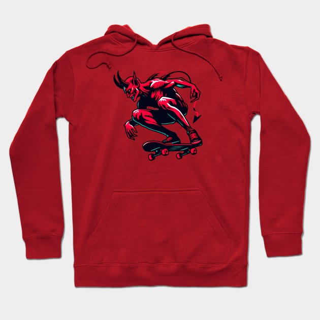 Ride in Style: Urban Skateboarding Art Prints for Modern and Edgy Home Decor! Hoodie by insaneLEDP